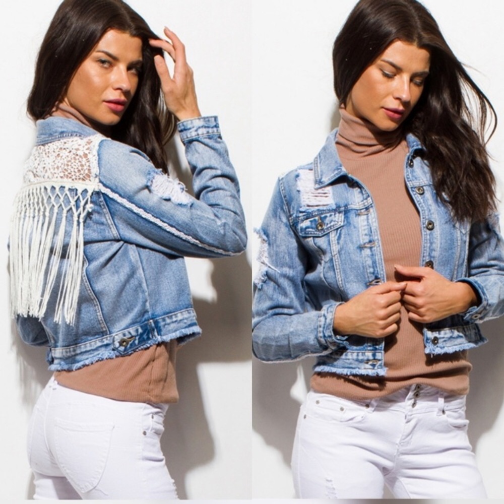 Detailed denim jacket